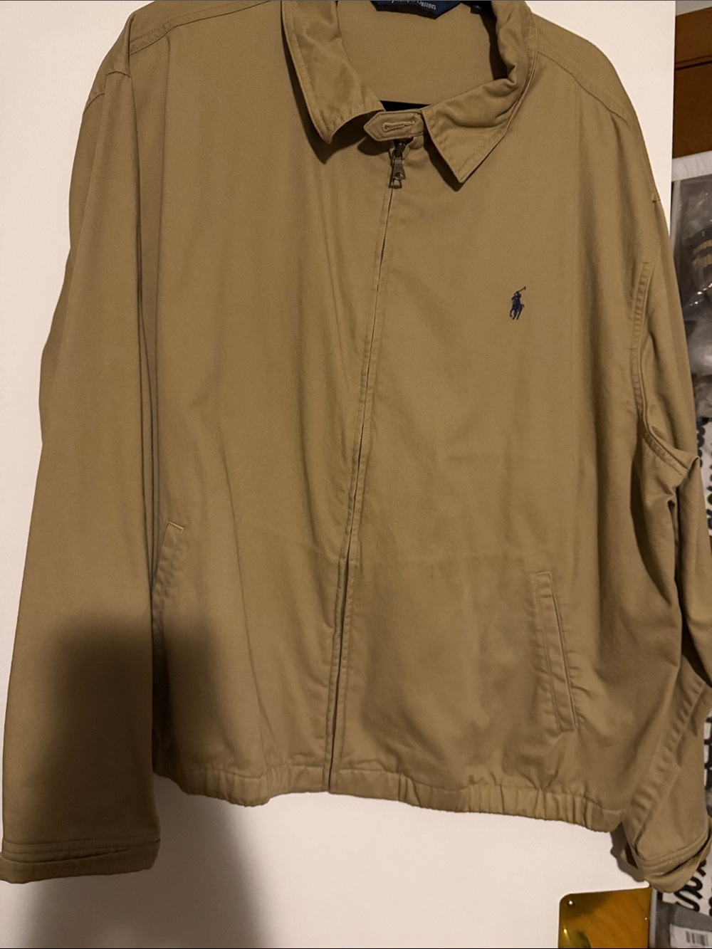 Polo by Ralph Lauren Tan Lightweight Harrington Jacket